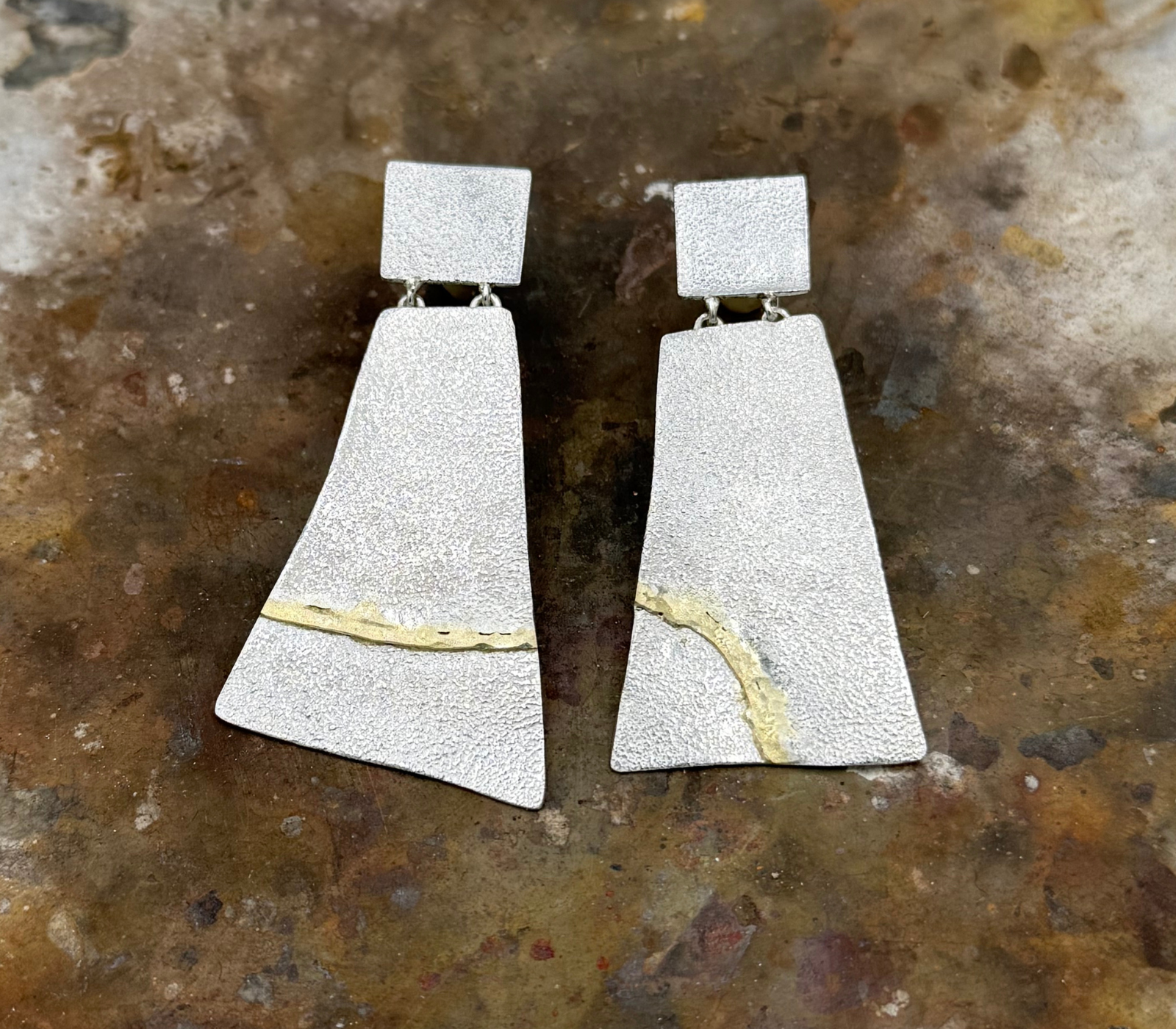 orecchini doppi trapezio