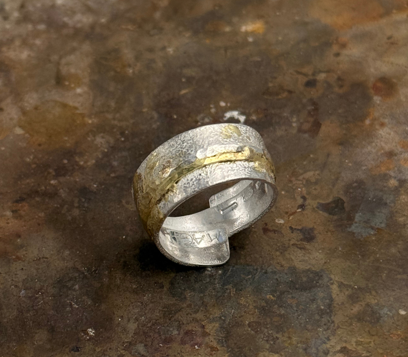 anello kintsugi orizzontale