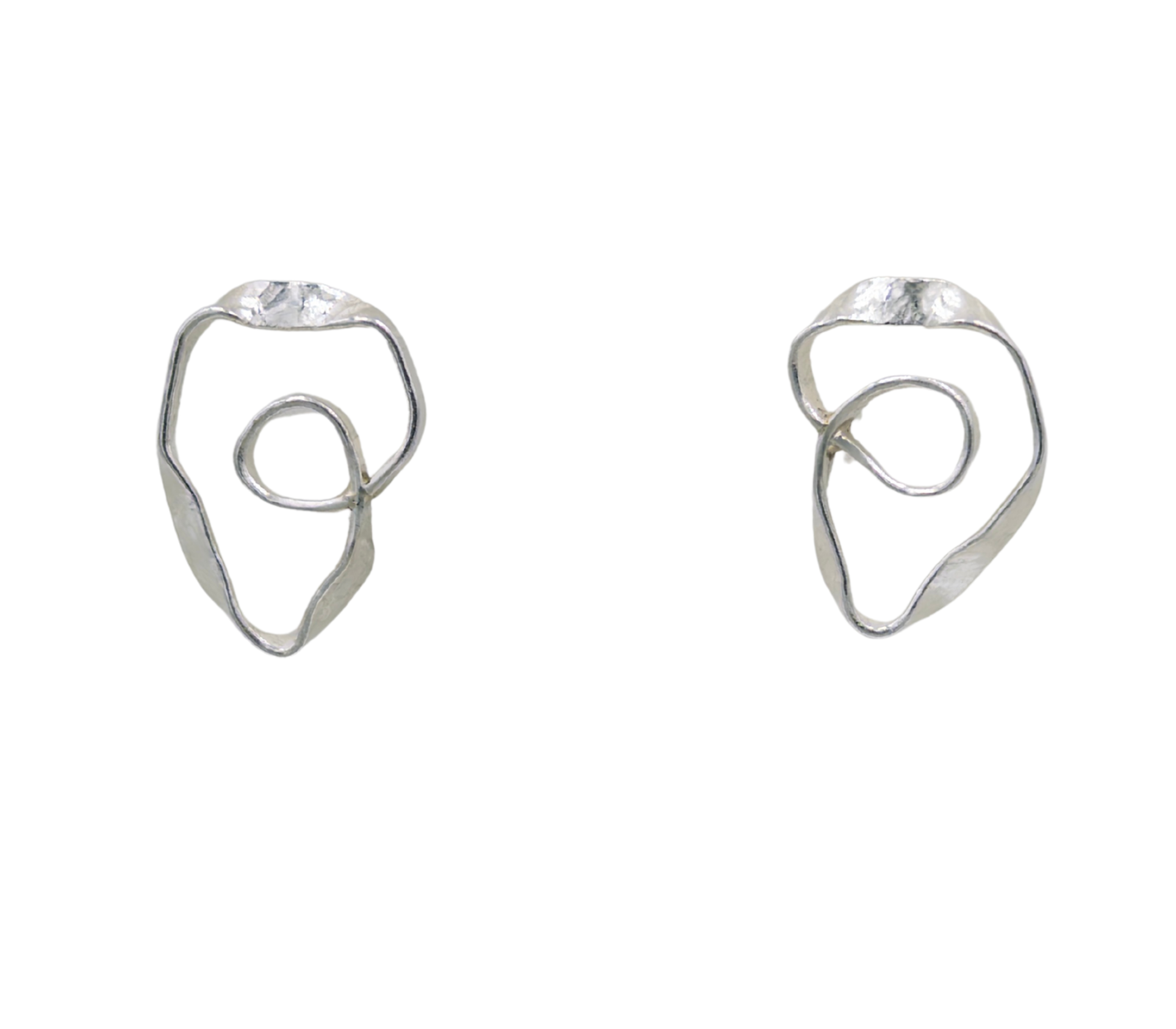 orecchini piccoli a fettuccia