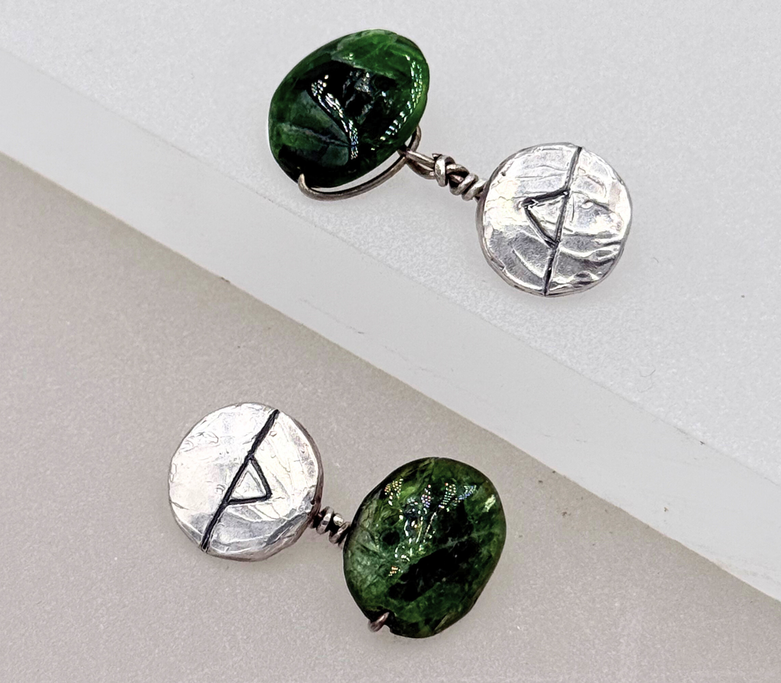 Gemelli runa e cromodiopside