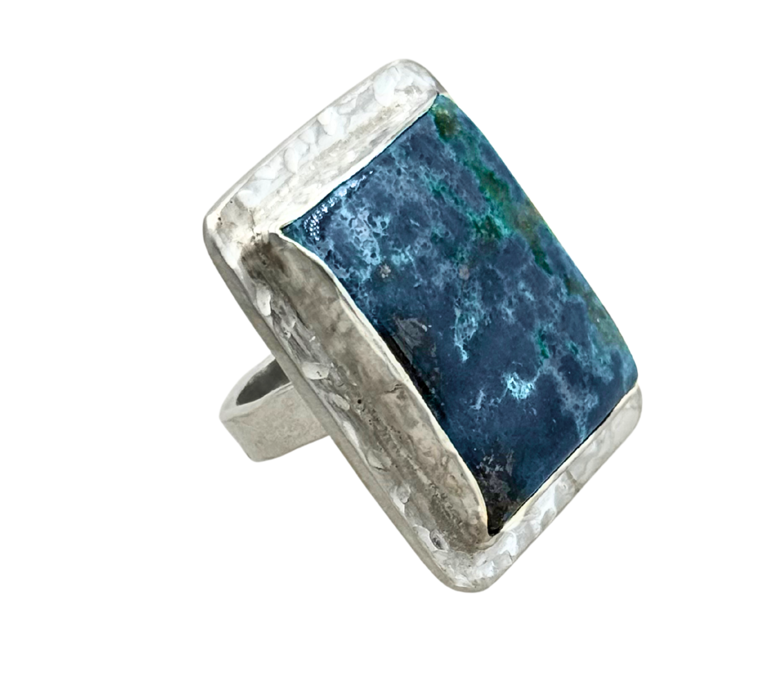 anello con azzurrite