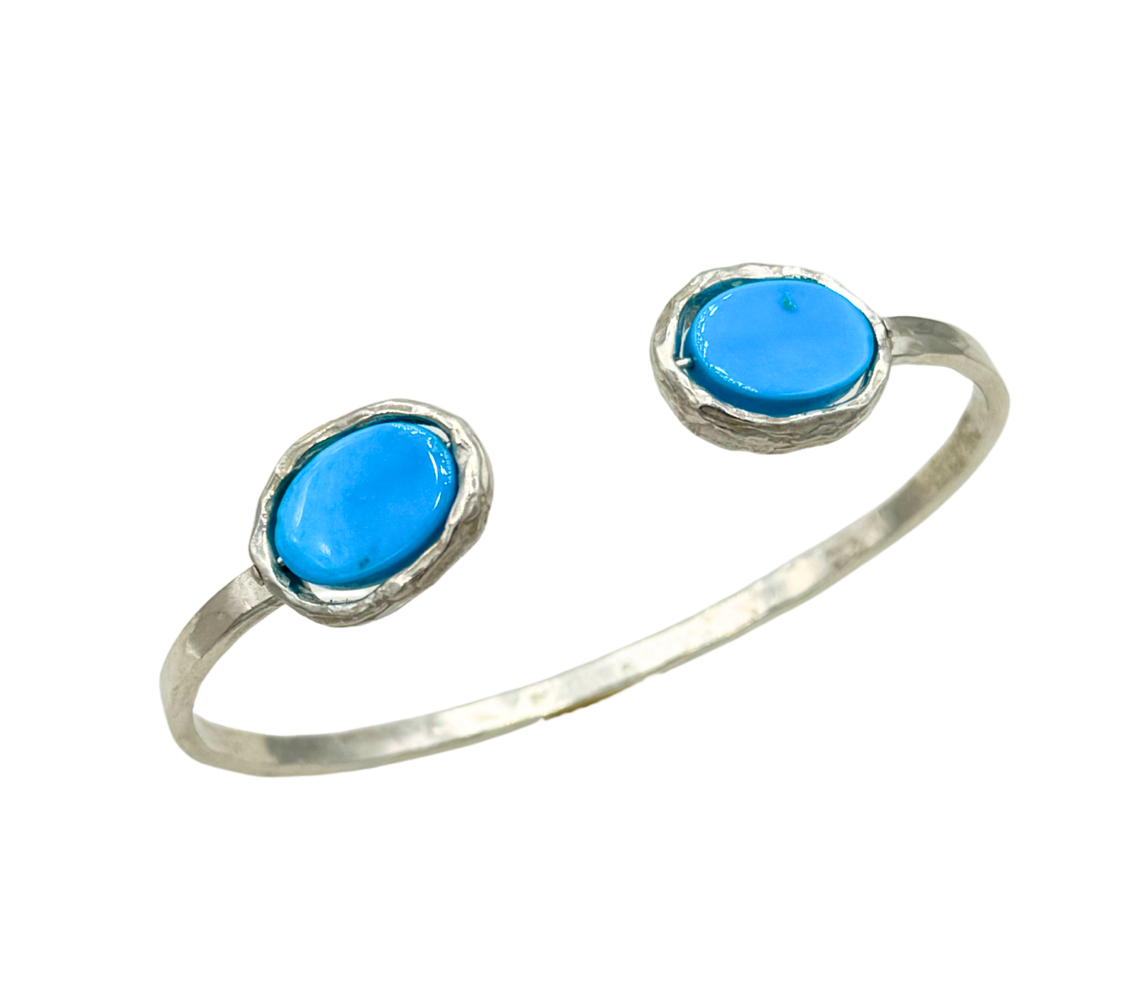 bracciale in argento con turchesi