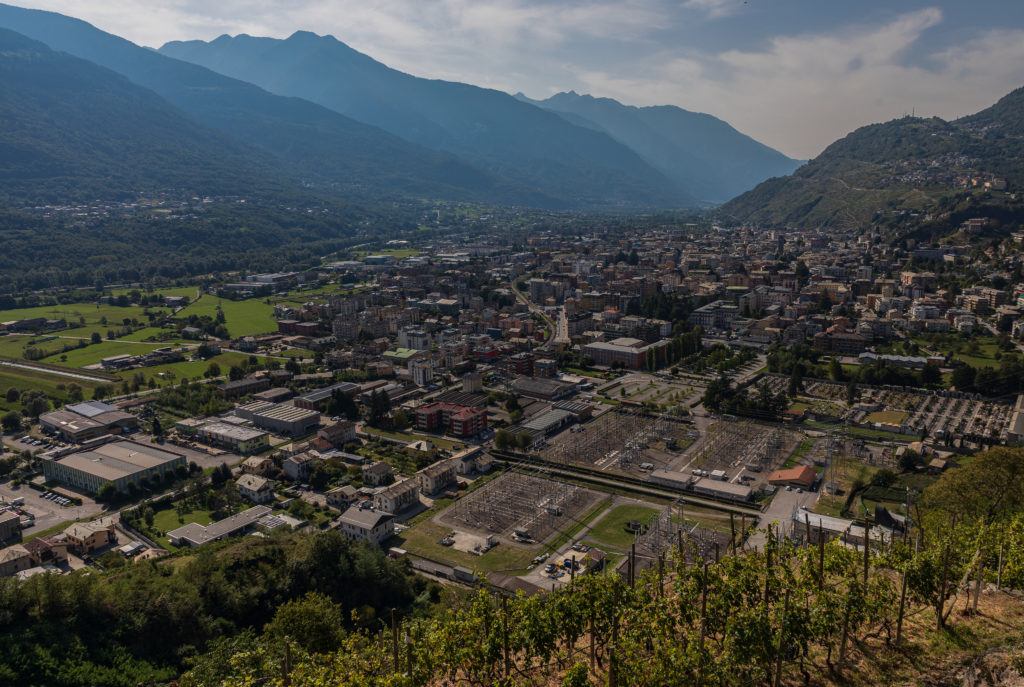 Veduta di Sondrio