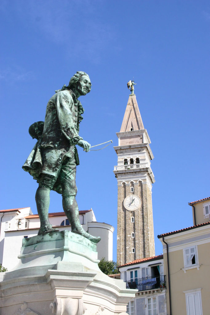 Statua di Giuseppe Tartini a Pirano