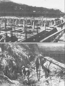 Acquedotto Istriano - I lavori di captazione delle polle di S. Giovanni di Pinguente, e quelle alla condotta principale a bassa pressione (1932)