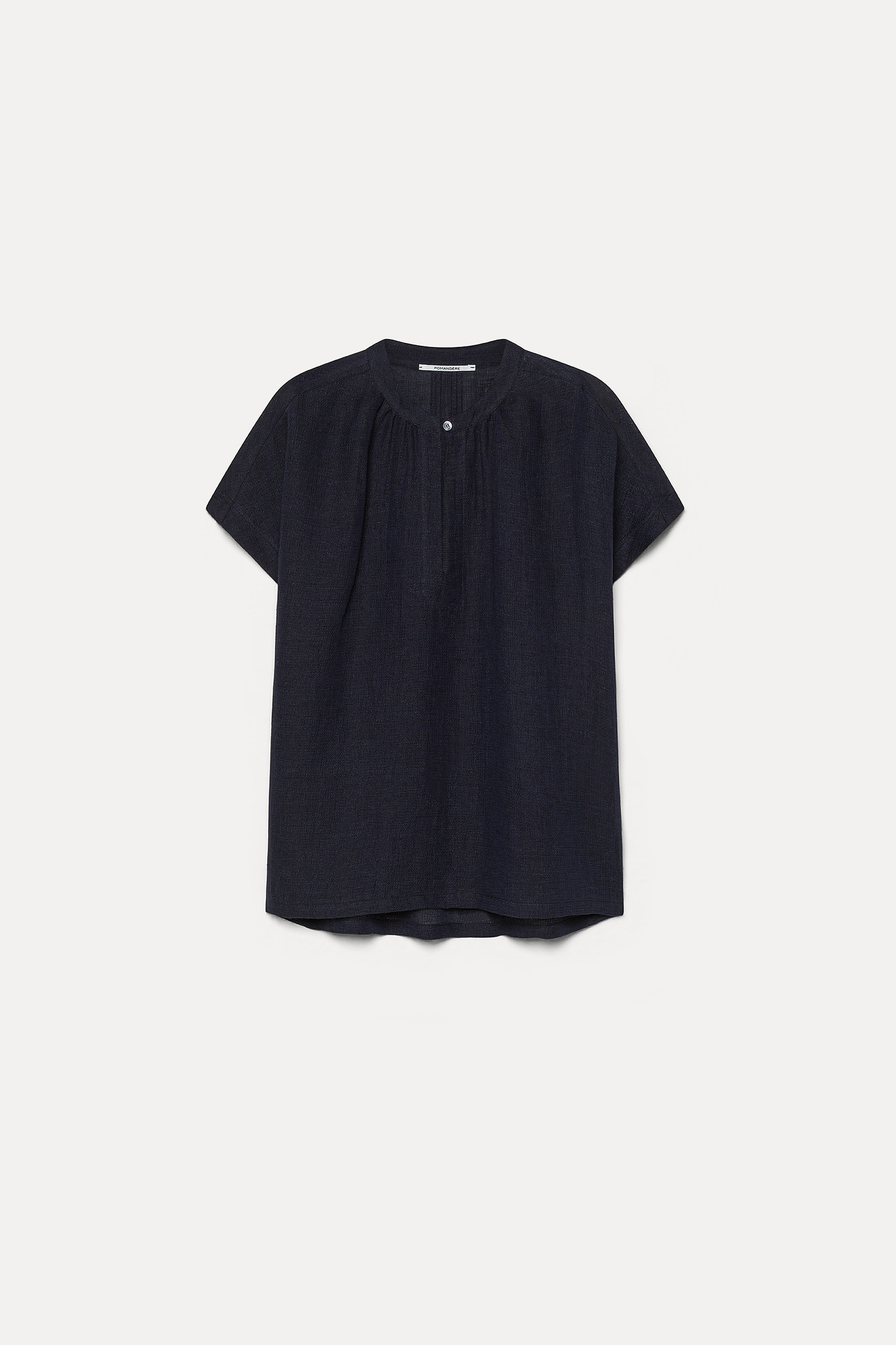 トップス GAUZEJERSEYDOUBLESLEEVETOPFUMIKAUCHIDA Linen and cotton gauze top