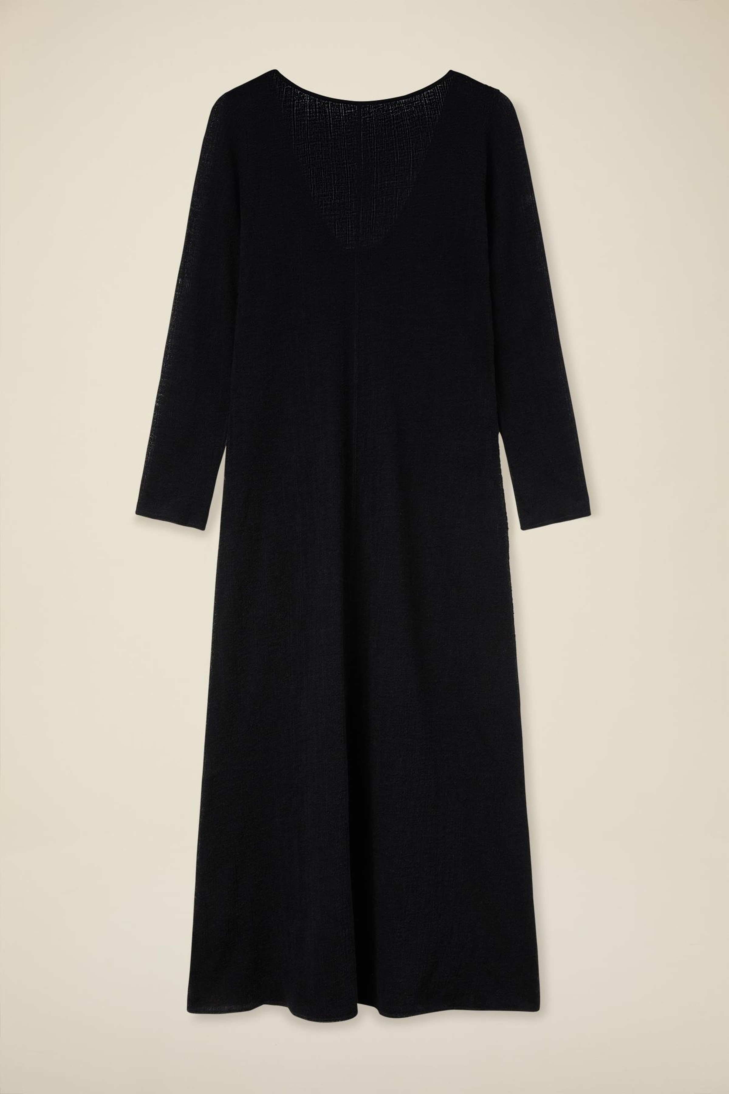 Jacquard wool jersey dress