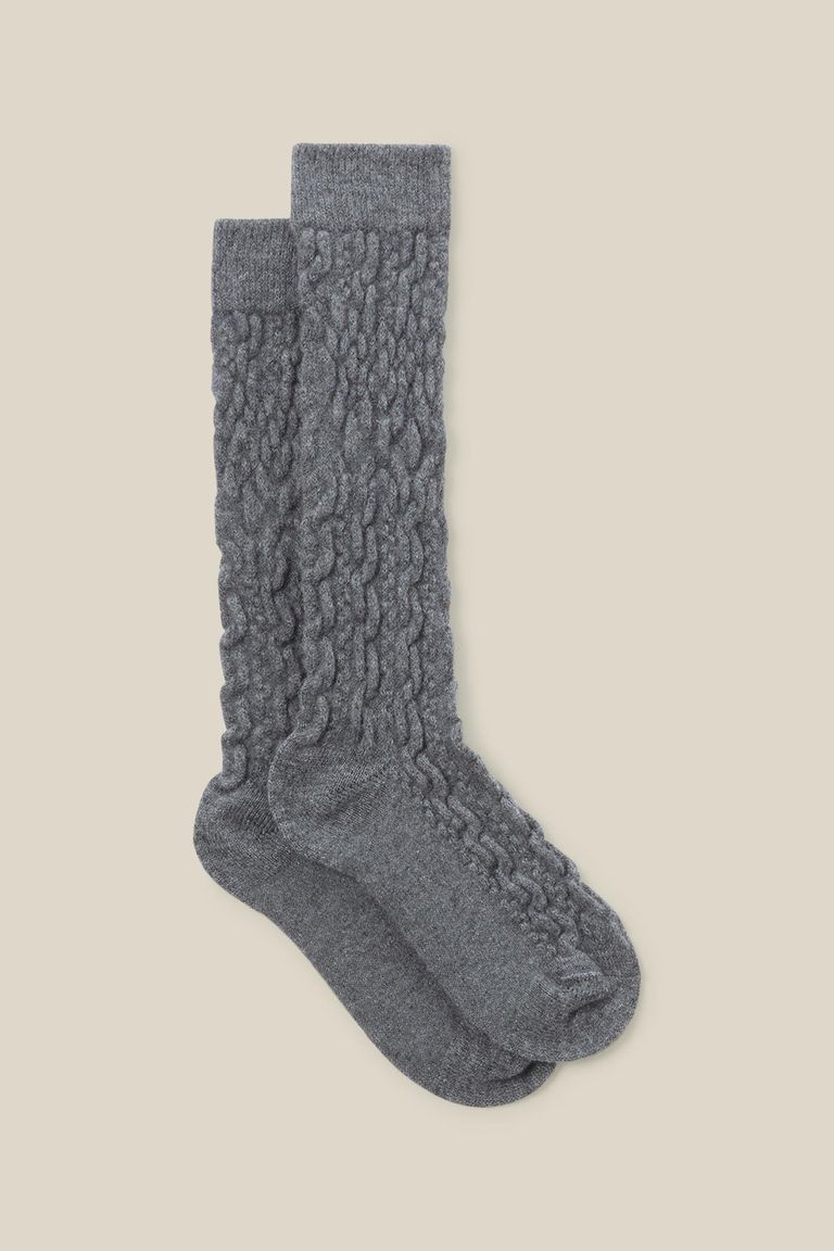 Merino wool and cashmere socks