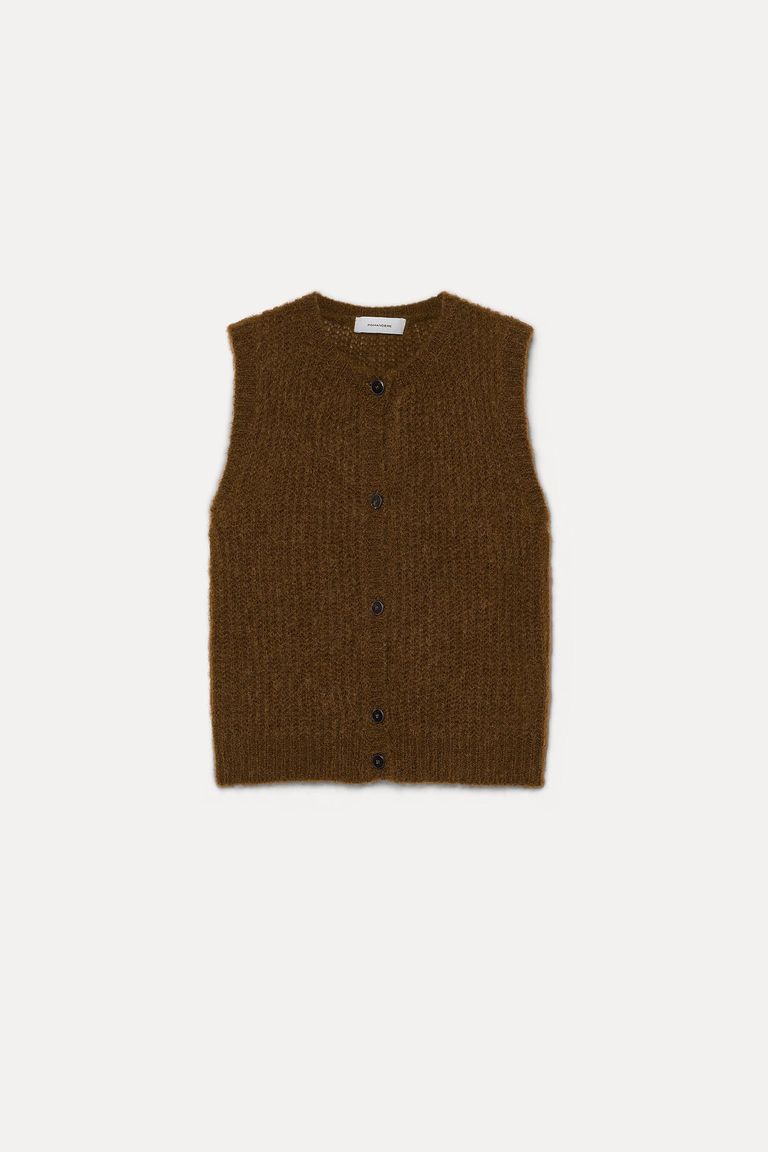 Gilet in mohair