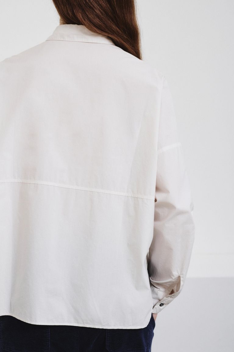 Poplin shirt soft lime