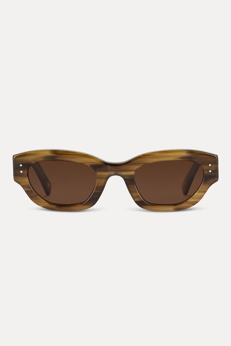 "Bitter" sunglasses in savannah-colored acetate