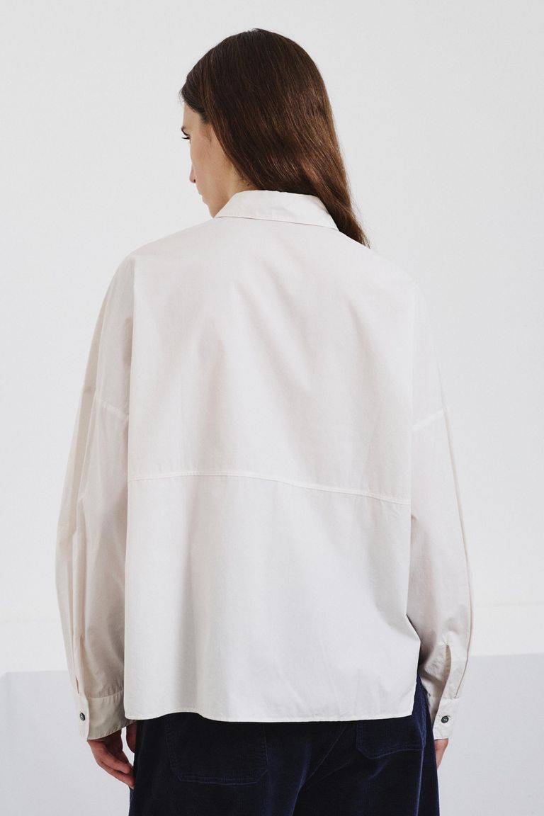 Poplin shirt soft lime