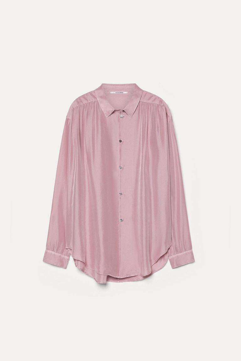 Shirt in habotai silk