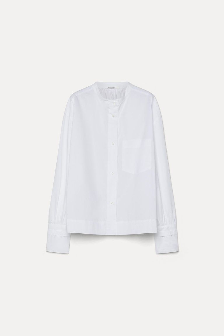 Cotton poplin shirt