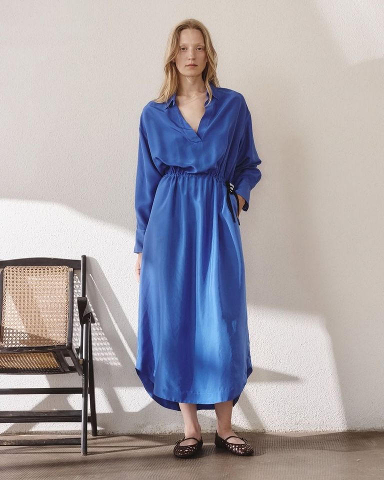 A dialogue in blue. 

#POMANDÈRE #SS26