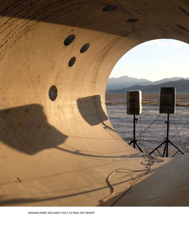 Desert. Light. Alignment

— Graham Wiebe, photographer and Nancy Holt, American land artist