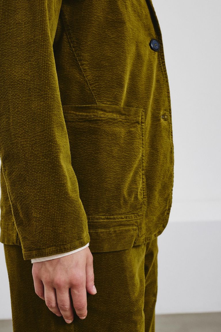 Veste en velours milleraies