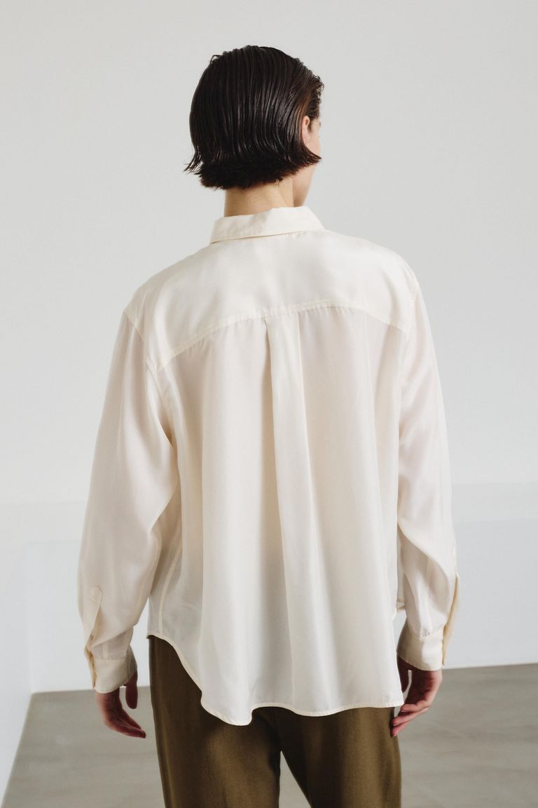 Silk habotai shirt