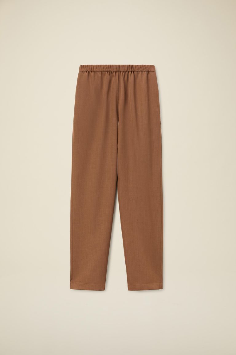 Pantalone jogging in twill misto lana
