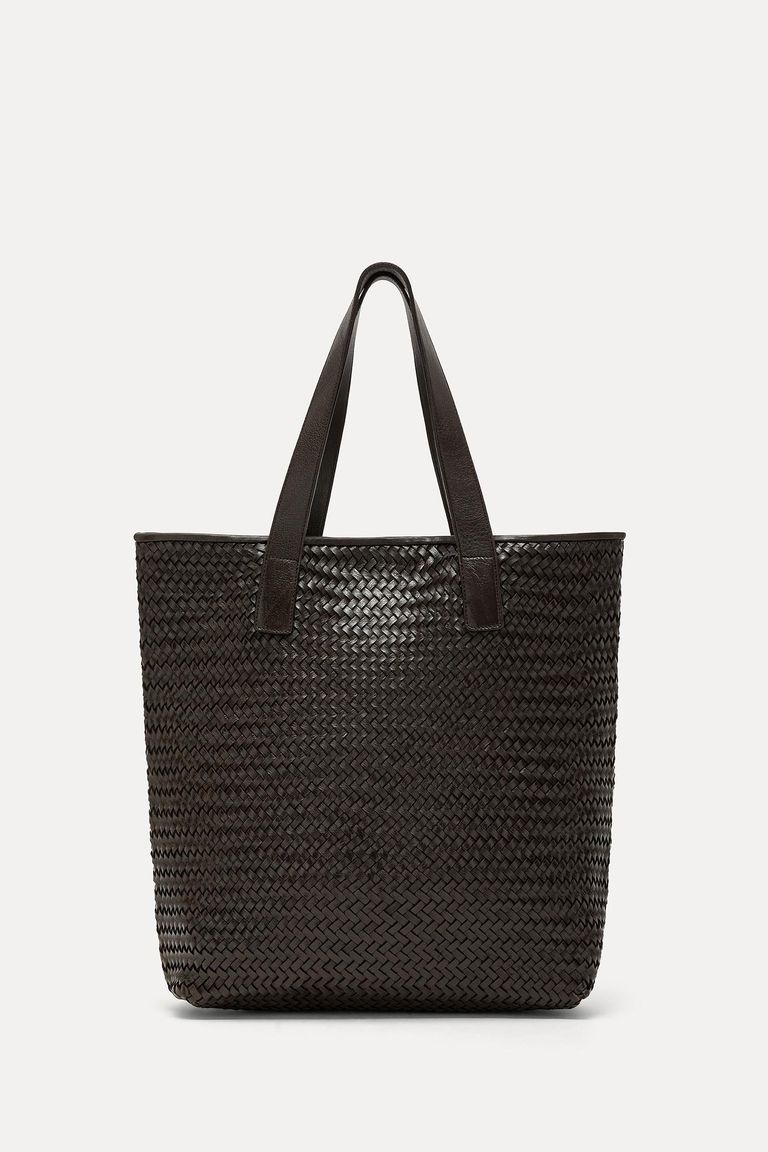 Sac en cuir tressé