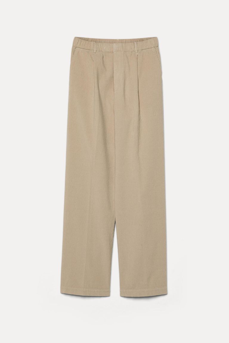 Soft-fit corduroy trousers