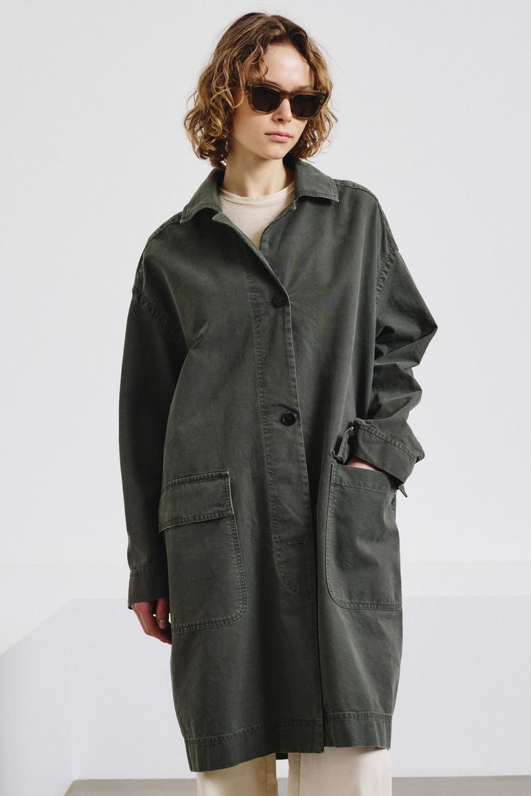 Cappotto in panama di cotone