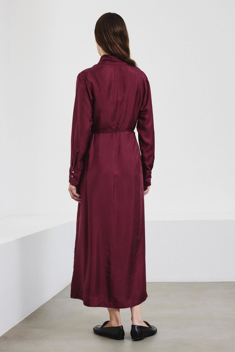 Robe en habotai de soie