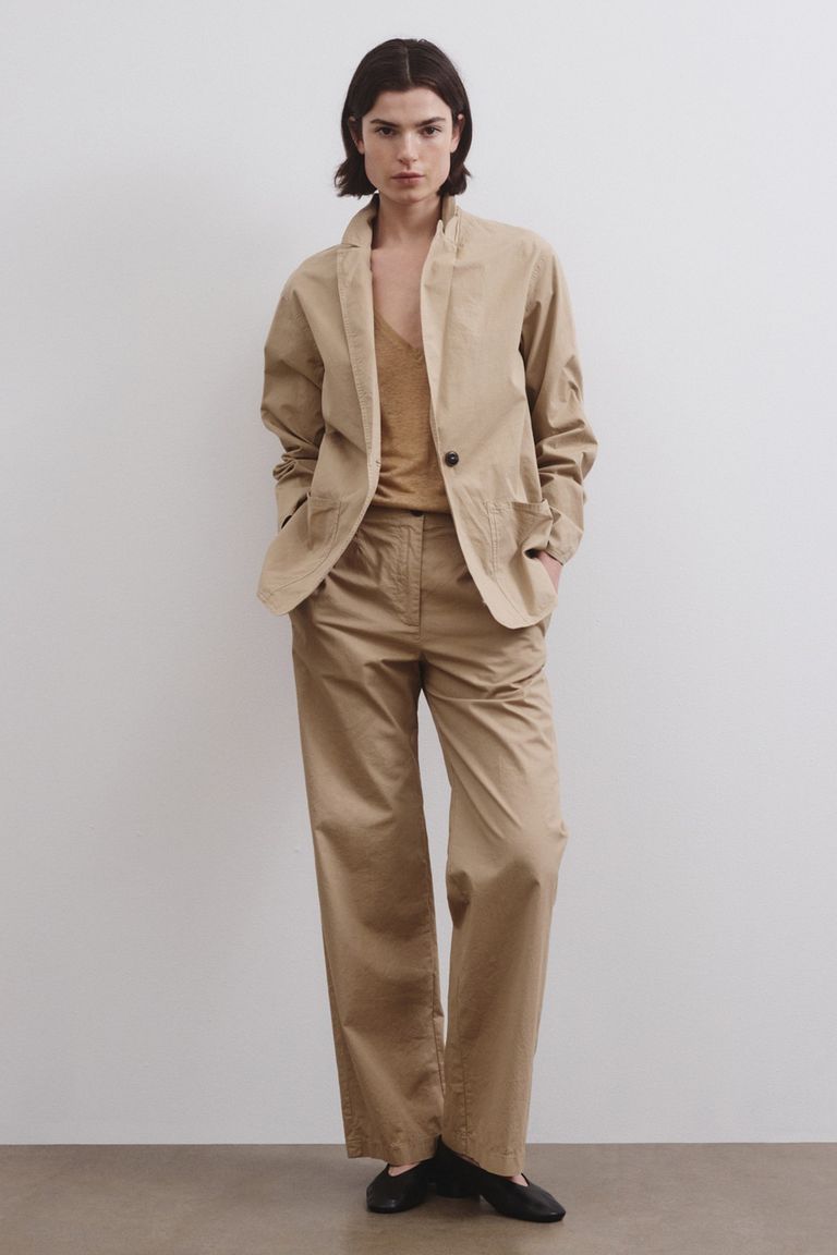 Giacca in gabardina di cotone