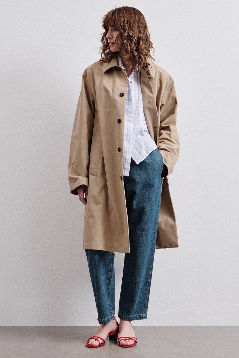 Cappotto in drill di cotone