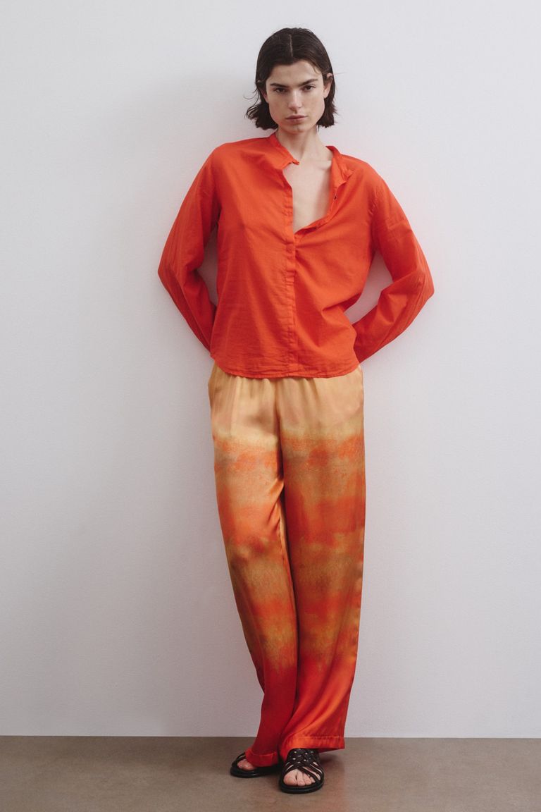 Camicia in mussola di cotone