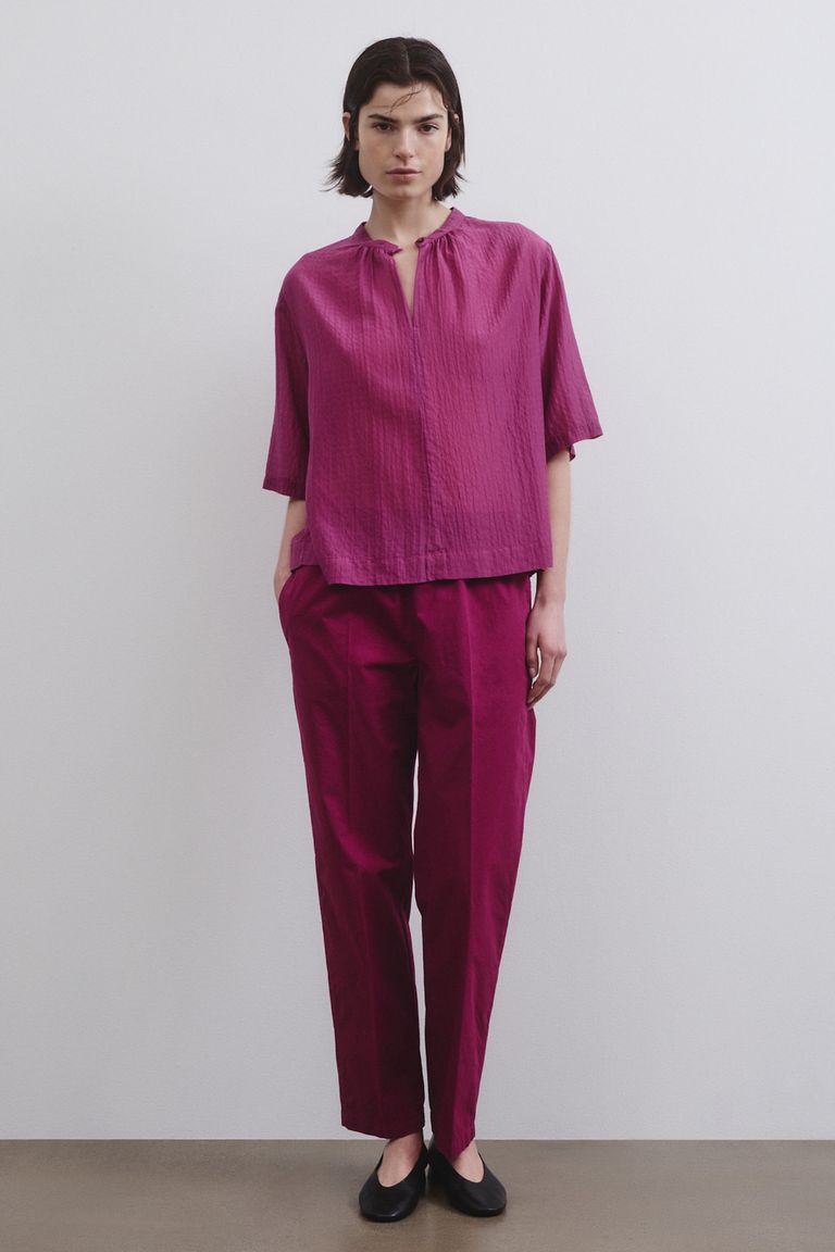 Pantalon jogging en gabardine de coton