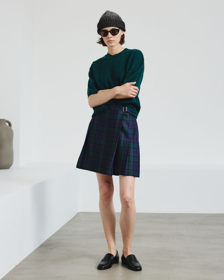 Gonna in flanella tartan