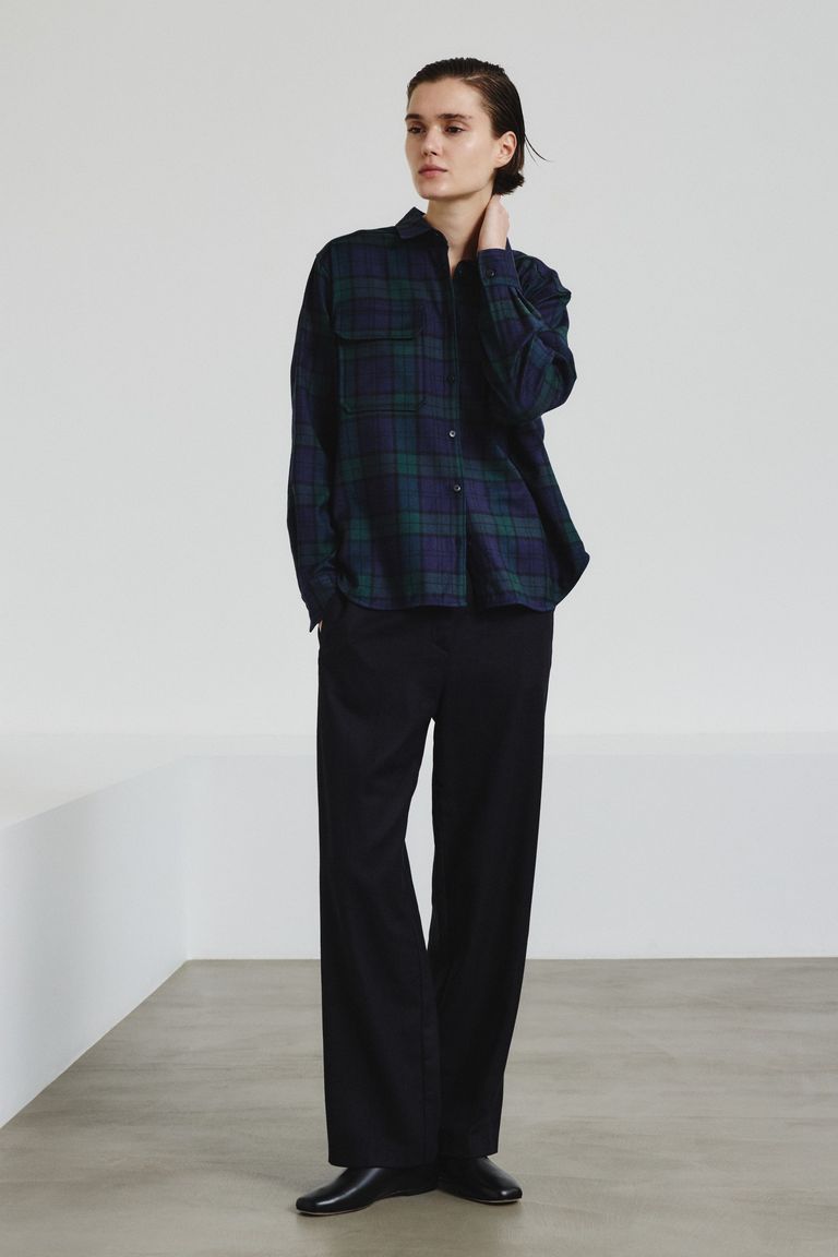 Flannel trousers