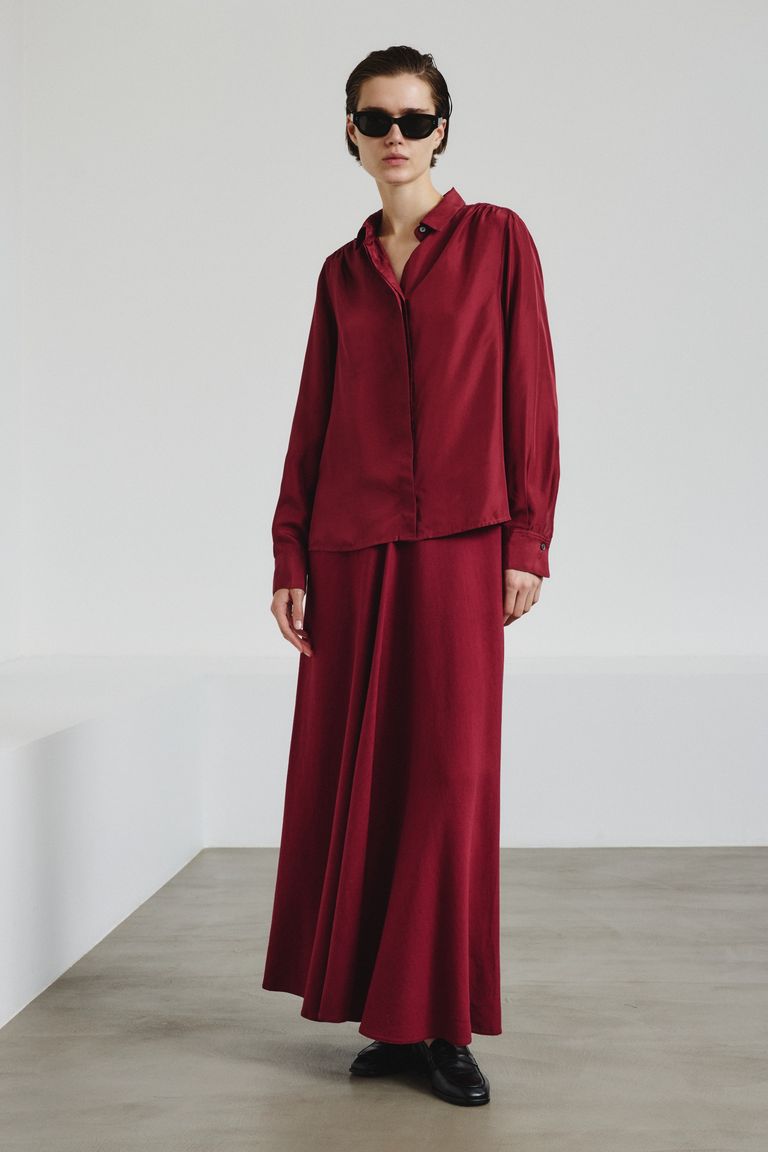 Chemise en soie habutai