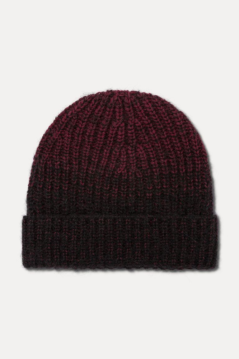 Degradé knit beanie