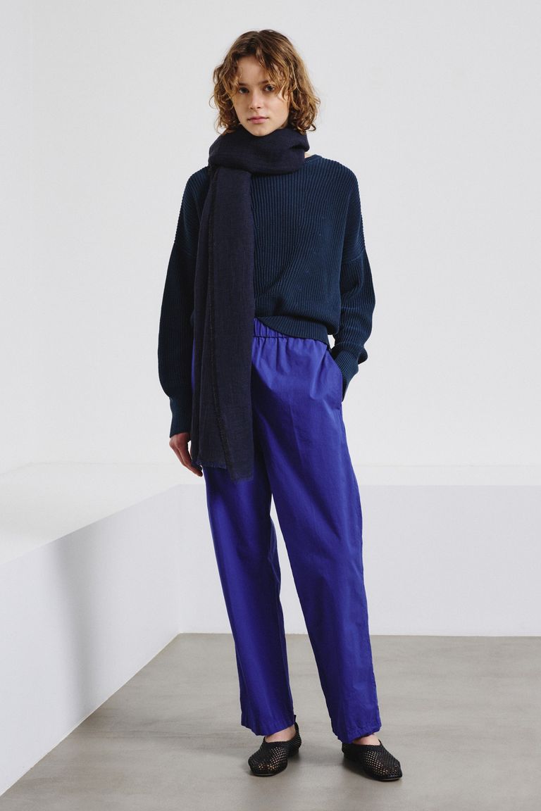 Pantalon jogging en gabardine de coton