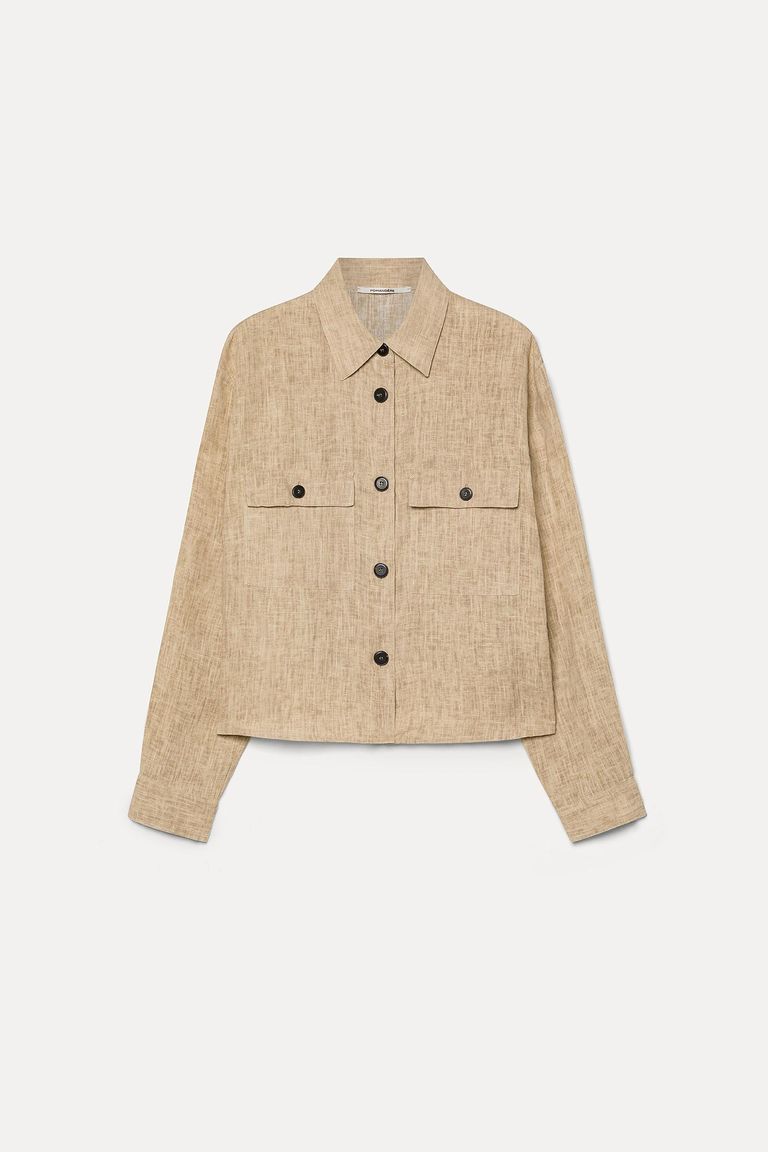 Chemise en gaze délavée