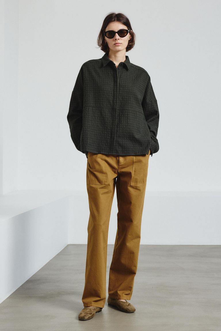 Iconic micro check shirt