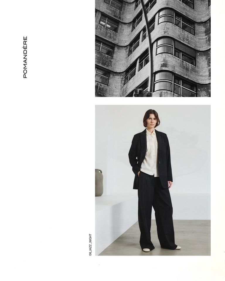 Airy openwork, scarf detail, endless style.

 #POMANDÈRE #FW25