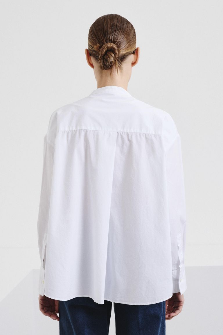 Cotton poplin shirt