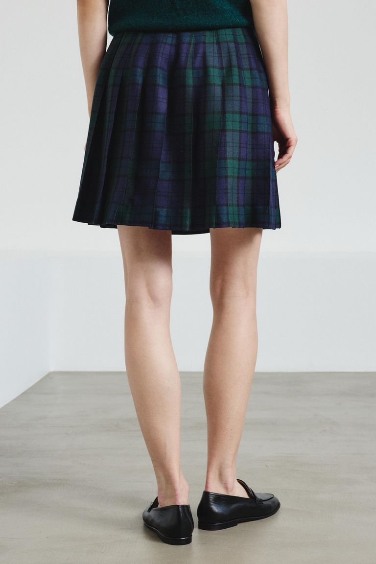 Tartan flannel skirt