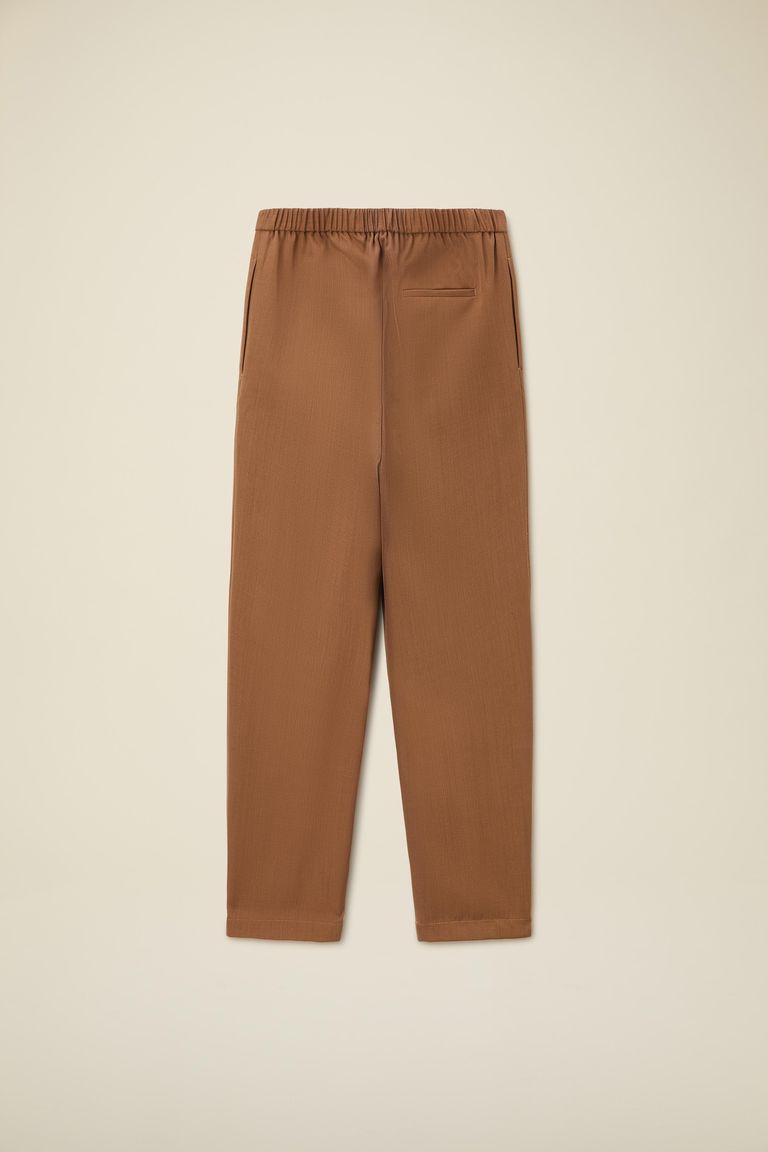 Pantalone jogging in twill misto lana