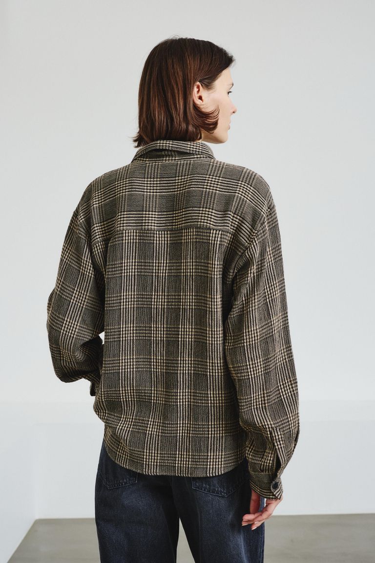 マーガレットハウエル PRINCE OF WALES DENSE FLANNEL マーガレットハウエル PRINCE OF WALES DENSE FLANNEL