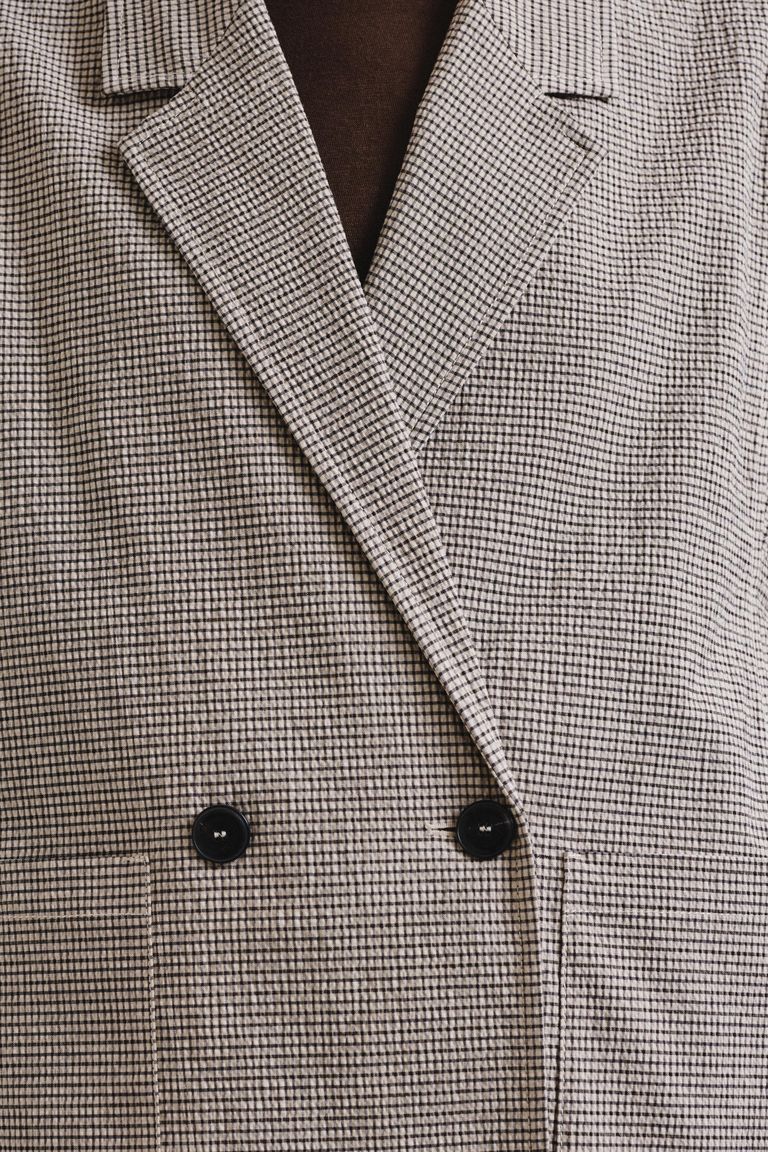 Cotton micro-vichy jacket