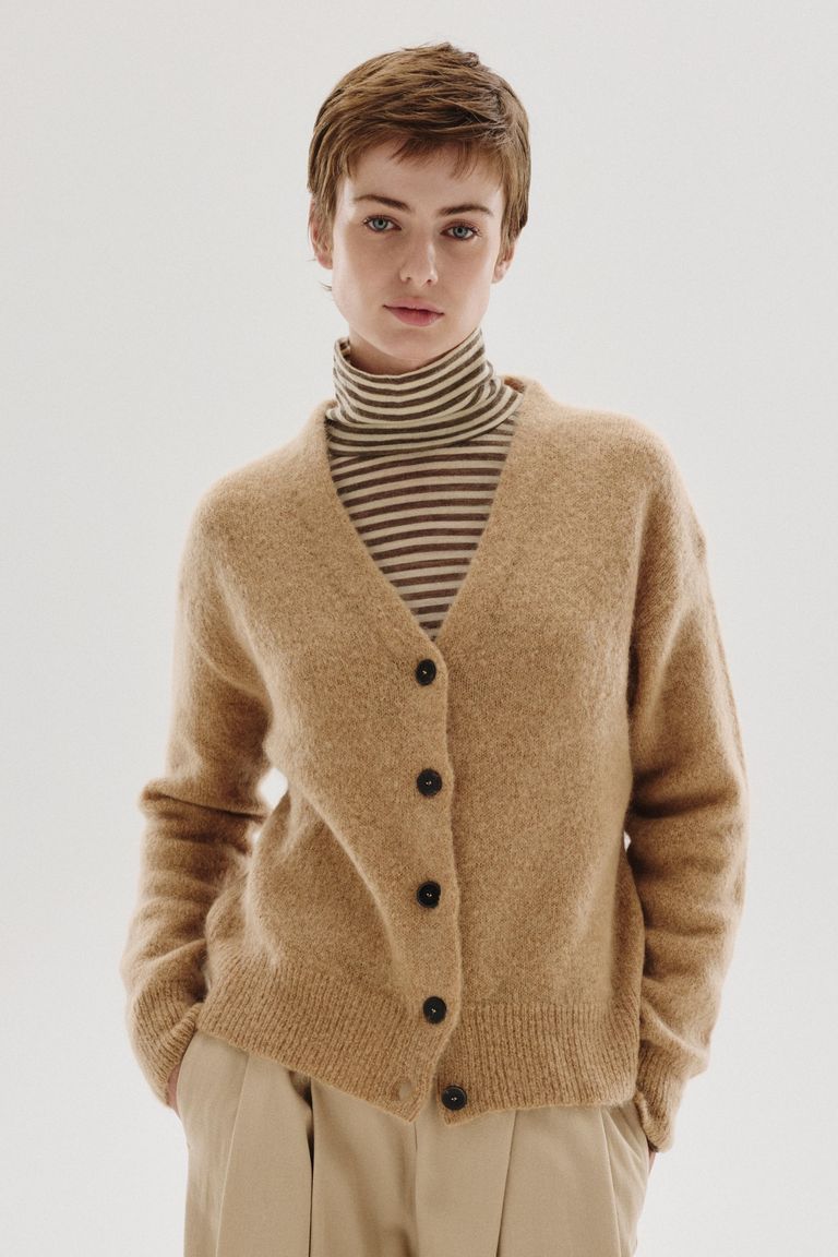 Cardigan in mohair