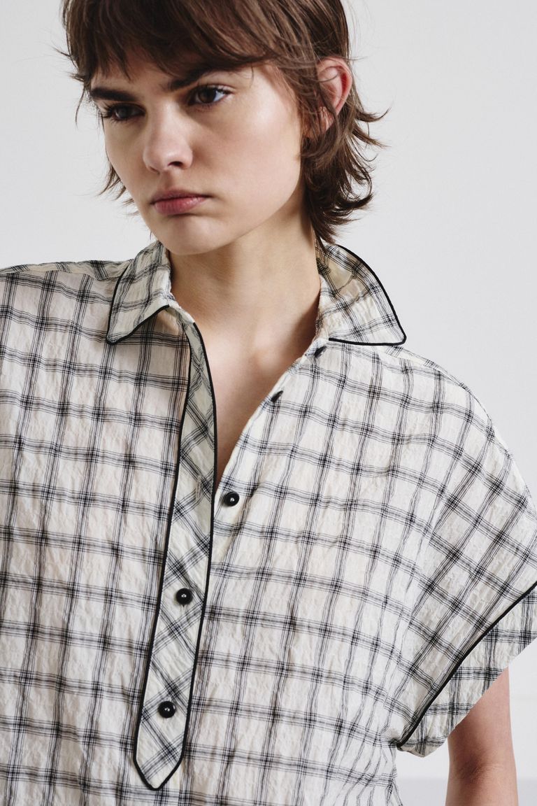 Cotton madras shirt