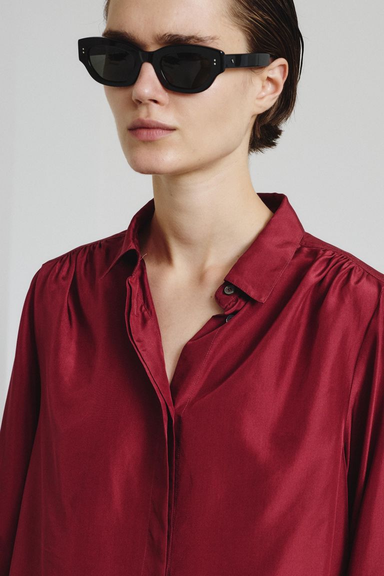 Chemise en soie habutai