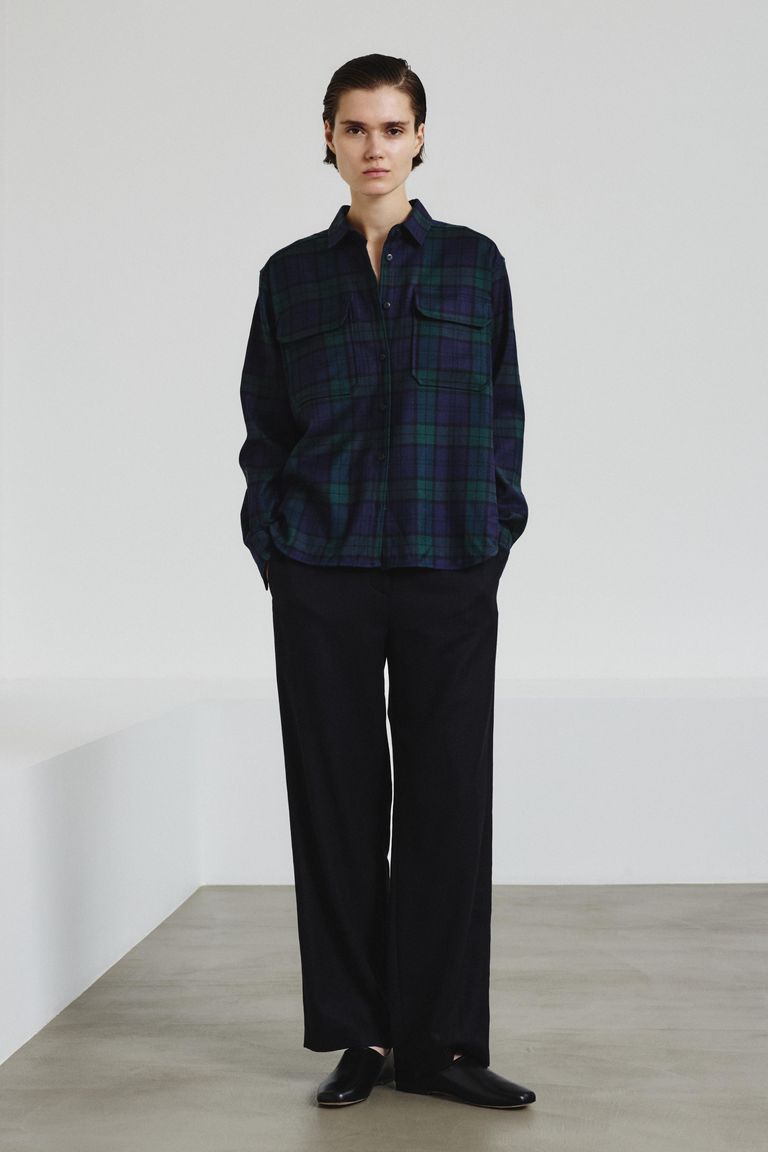 Camicia in flanella tartan