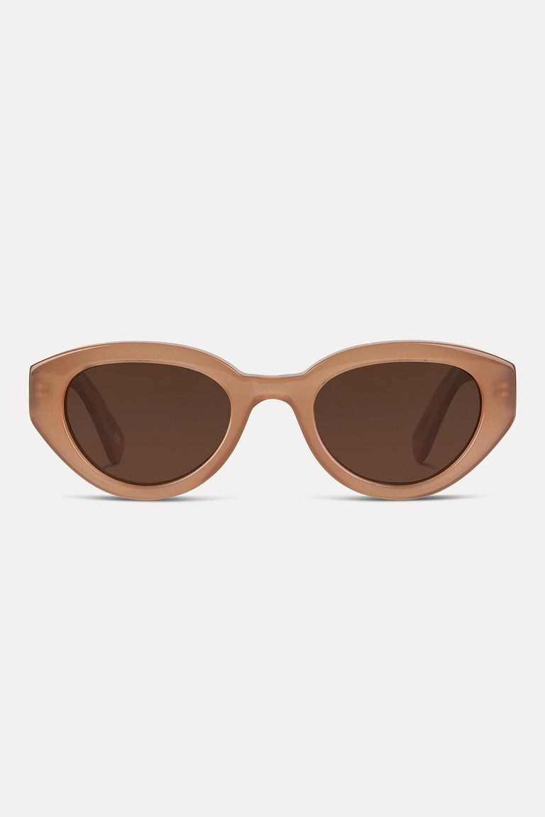 "Honey" sunglasses in pink acetate