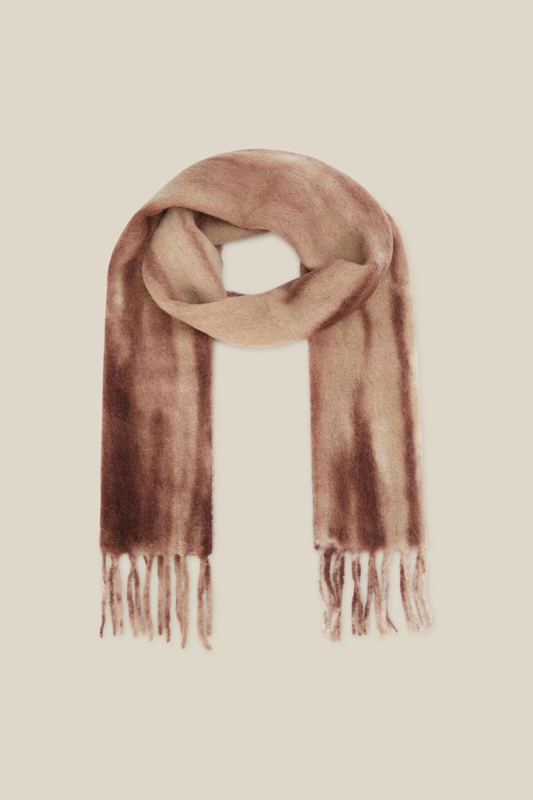 Sciarpa garzata maltinta